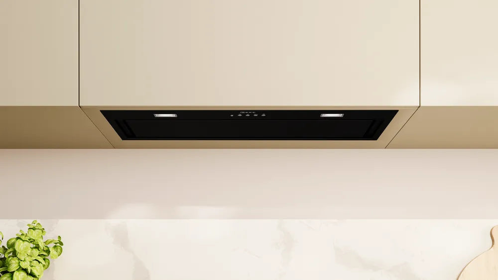 N 70 Canopy cooker hood - 70 cm - Black
