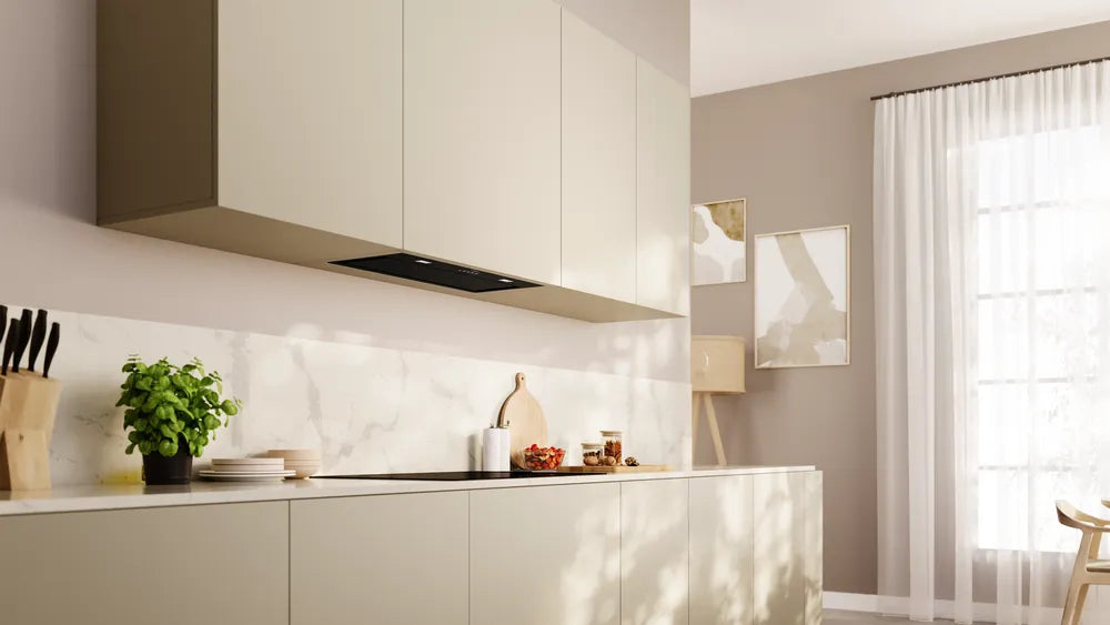N 70 Canopy cooker hood - 70 cm - Black