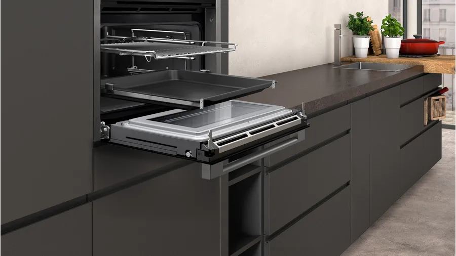 N 90 Built-in compact oven with microwave function - Morgans Kitchens & Bedrooms