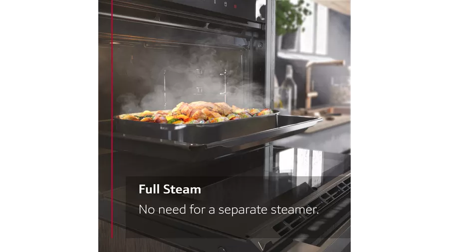 N 90 Built-in compact oven with steam function - Morgans Kitchens & Bedrooms