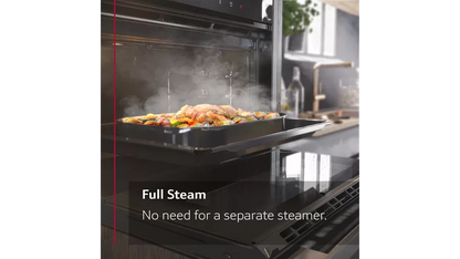 N 90 Built-in compact oven with steam function - Morgans Kitchens & Bedrooms