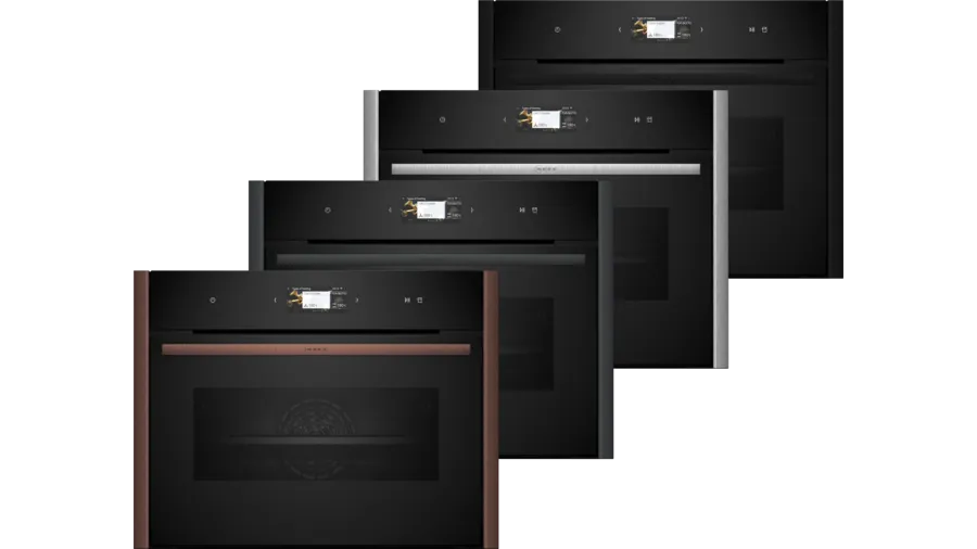 N 90 Built-in compact oven with steam function - Morgans Kitchens & Bedrooms