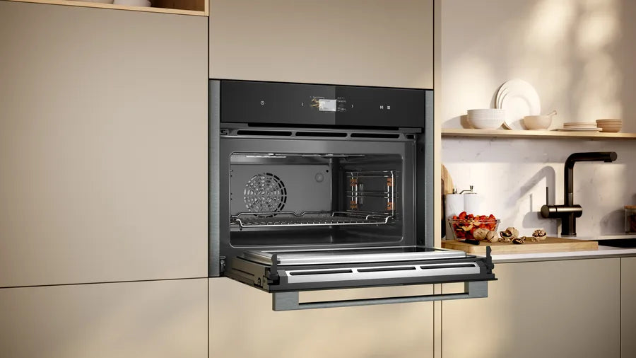N 90 Built-in compact oven with microwave function - Morgans Kitchens & Bedrooms