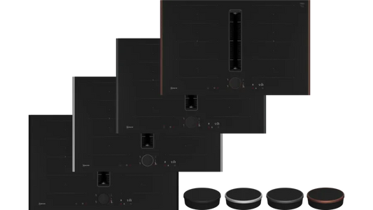 N 90 Induction hob with integrated ventilation system - 80 cm, Flex Design - Morgans Kitchens & Bedrooms