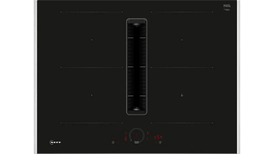 N 70 Induction hob with integrated ventilation system - 70 cm surface mount with frame - Morgans Kitchens & Bedrooms