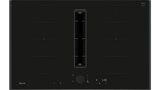 N 90 Induction hob with integrated ventilation system - 80 cm surface mount with frame - Morgans Kitchens & Bedrooms