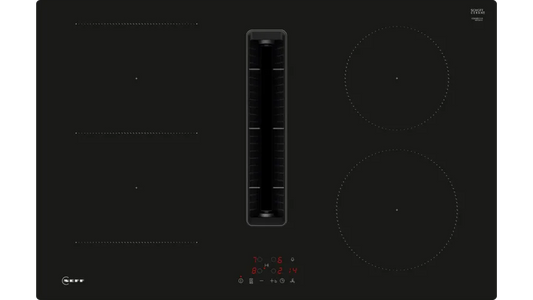 N 50 Induction hob with integrated ventilation system - 80 cm surface mount without frame - Morgans Kitchens & Bedrooms